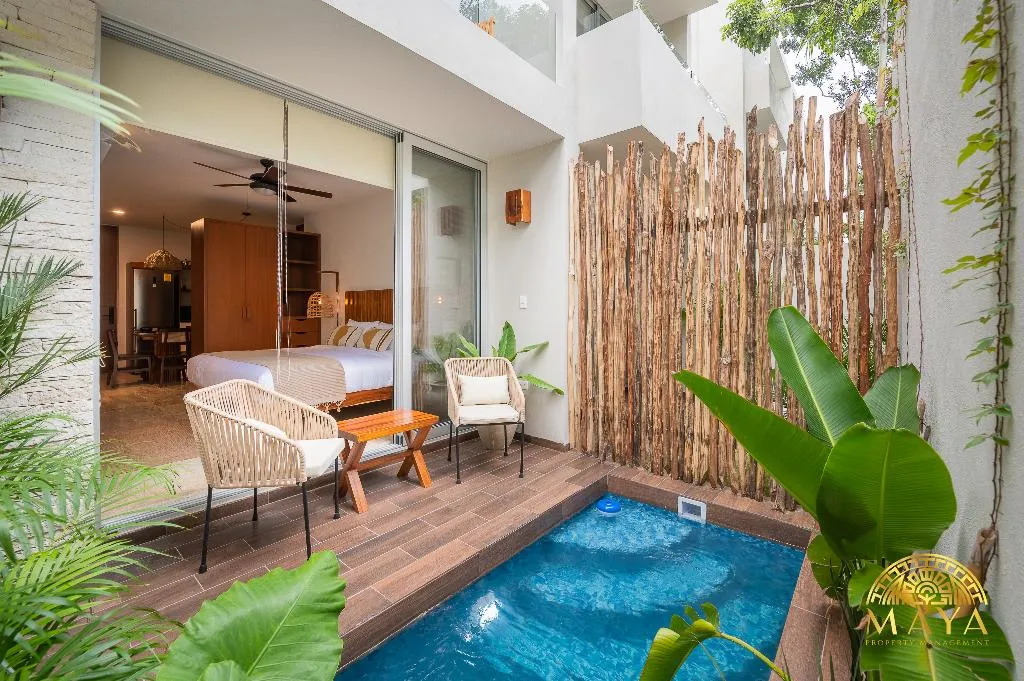 STUDIO DELUXE WITH PRIVATE POOL Room, Nhoa Tulum Aparthotel By Maya Pm, Cancun Area