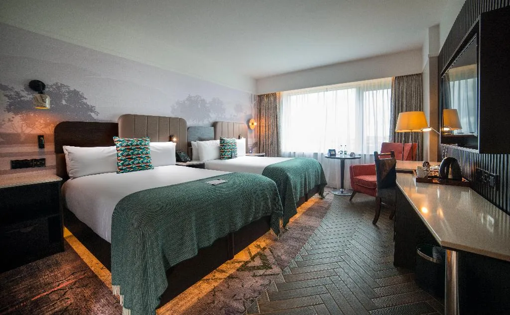 TWIN TWO QUEEN BEDS Room, Crowne Plaza Dublin Blanchardstown, Dublin
