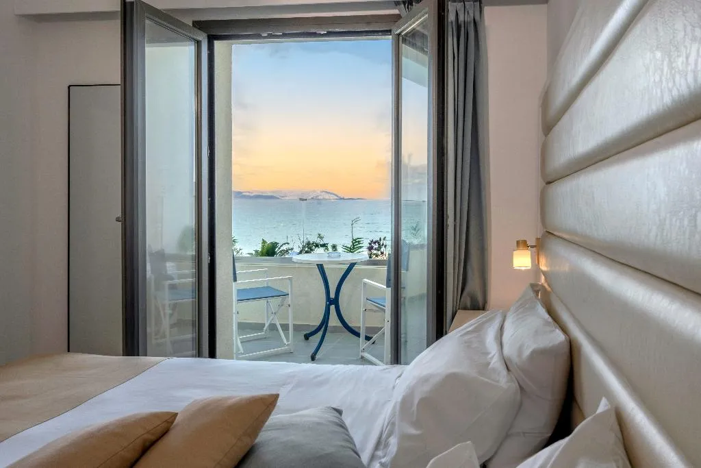 JUNIOR SUITE SEA VIEW Room, Sunset Beach Hotel, Crete