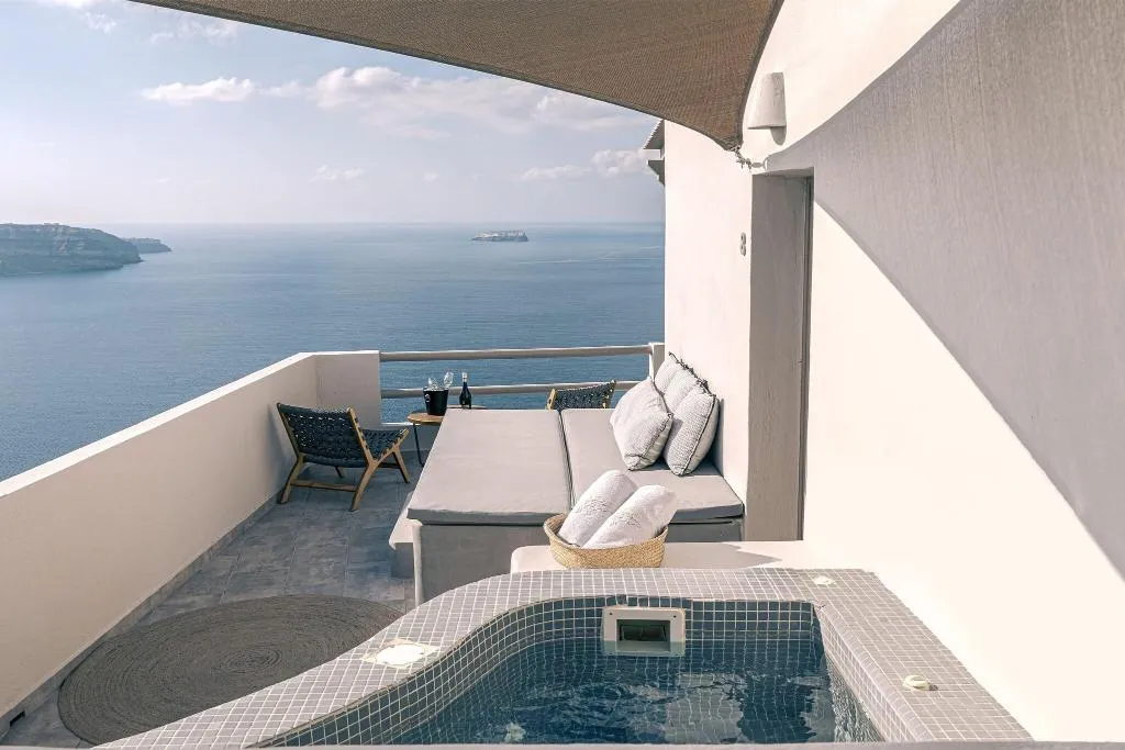 Terrace, Grand View Hotel, Santorini
