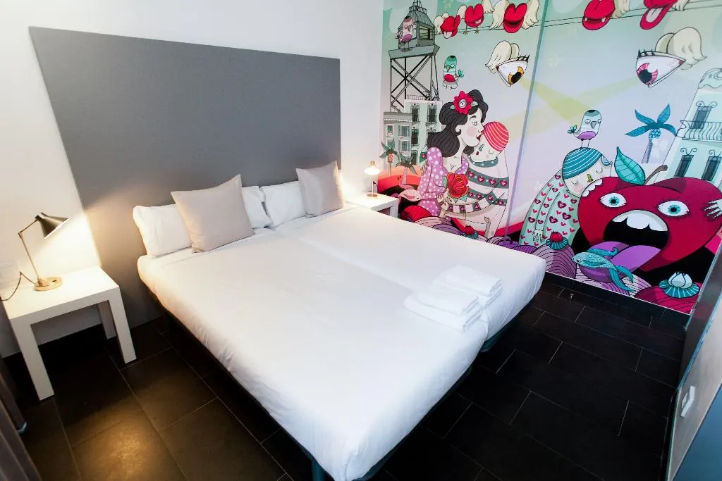 TWIN TWO BEDS Room, Hostel St Christophers Inn Barcelona, Barcelona