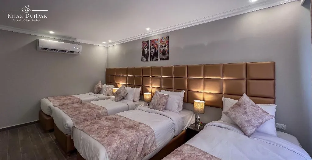 QUADRUPLE ONE BEDROOM ONE BATHROOM Room, Khan Duidar Inn - Pyramids View Rooftop, Cairo