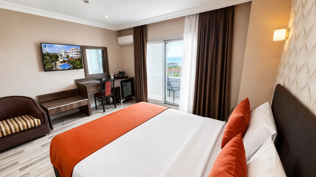 DOUBLE SUPERIOR SEA VIEW Room, Billurcu Hotel Sarimsakli, Izmir