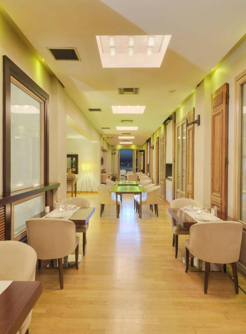 Restaurant, GDM Megaron,Historical Monument Hotel, Crete
