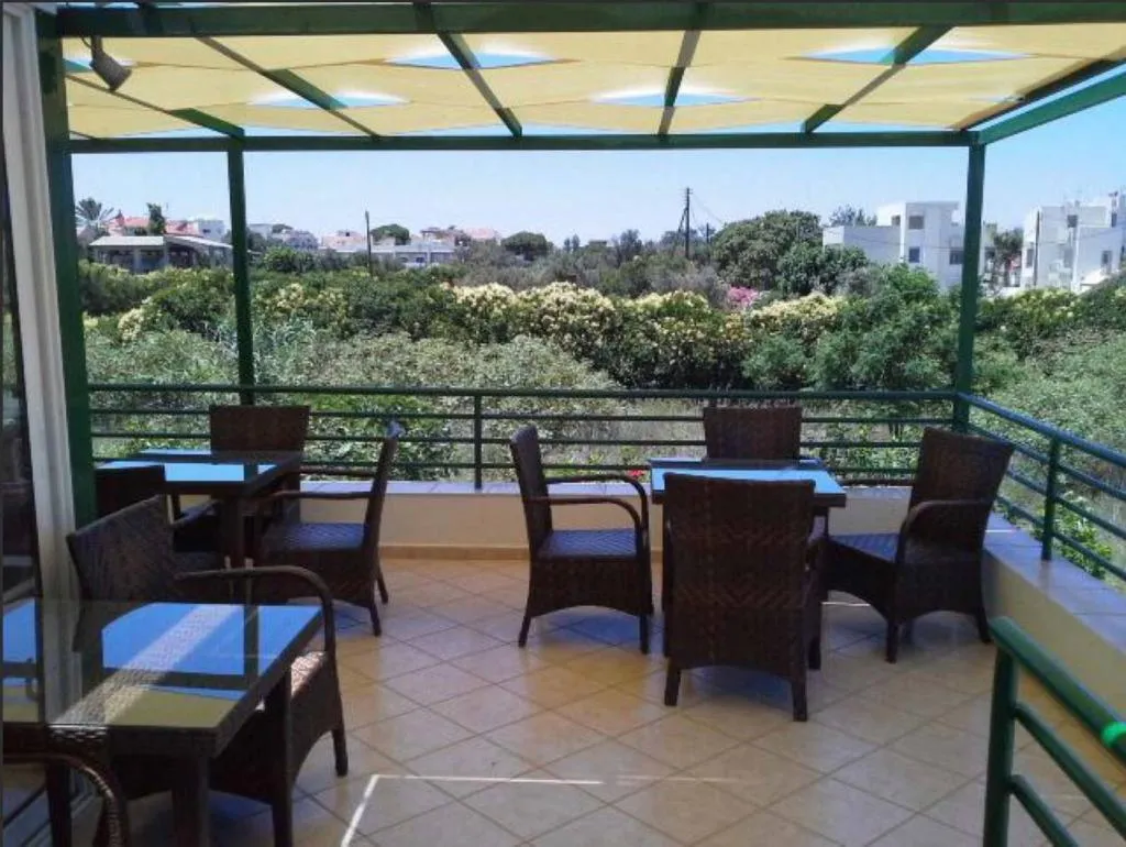 Terrace, Anita Apart-Hotel, Rhodes