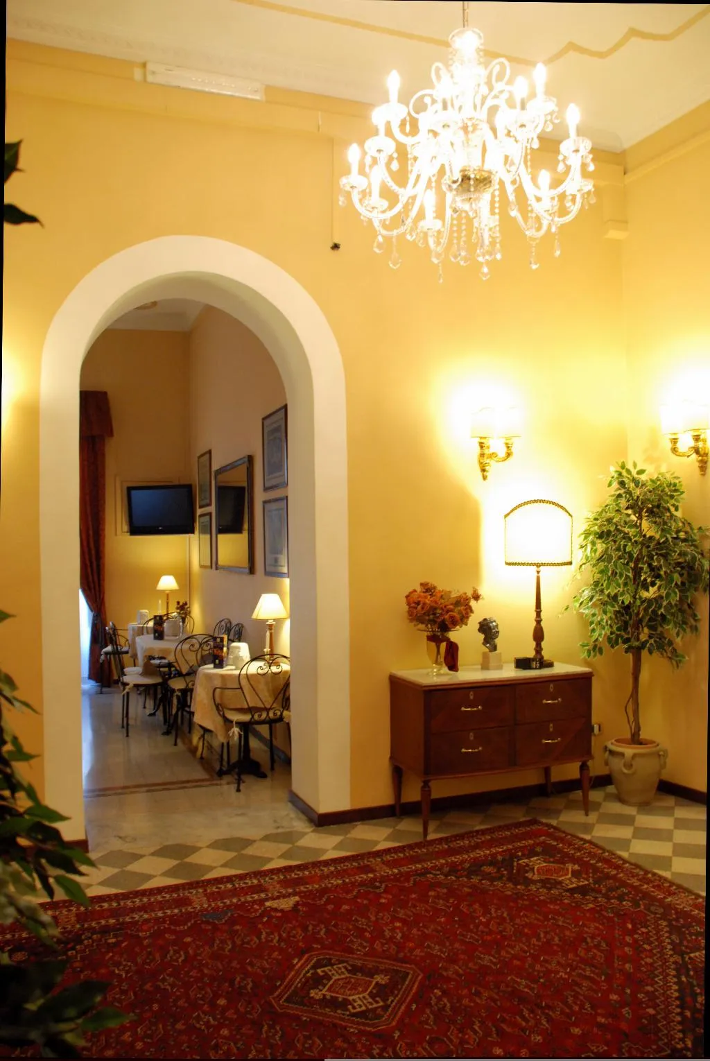 Lobby, Hotel Del Centro, Palermo