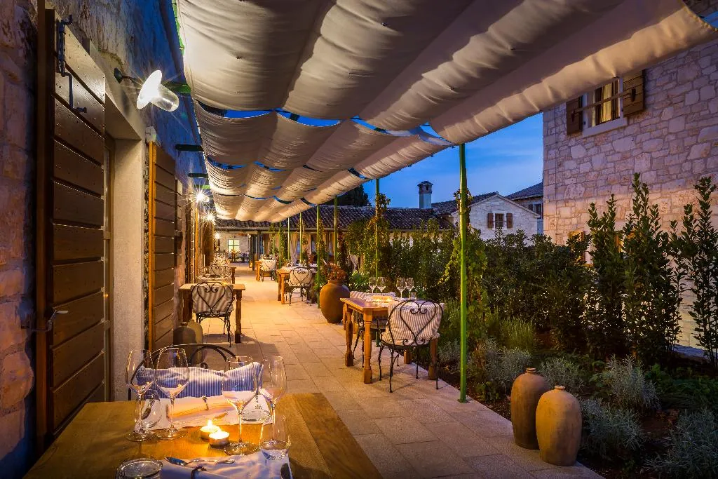 Terrace, Meneghetti Wine Hotel & Winery, Istria