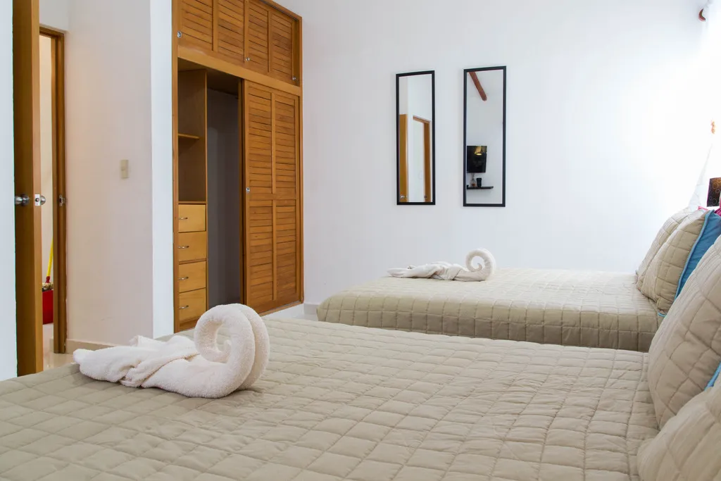 DOUBLE TWO BEDS Room, Playa On Time, Playa Del Carmen