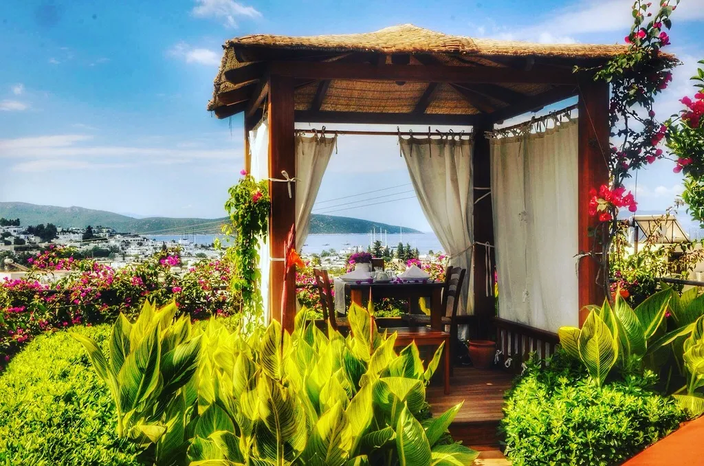 Terrace, El Vino Hotel Suites, Bodrum