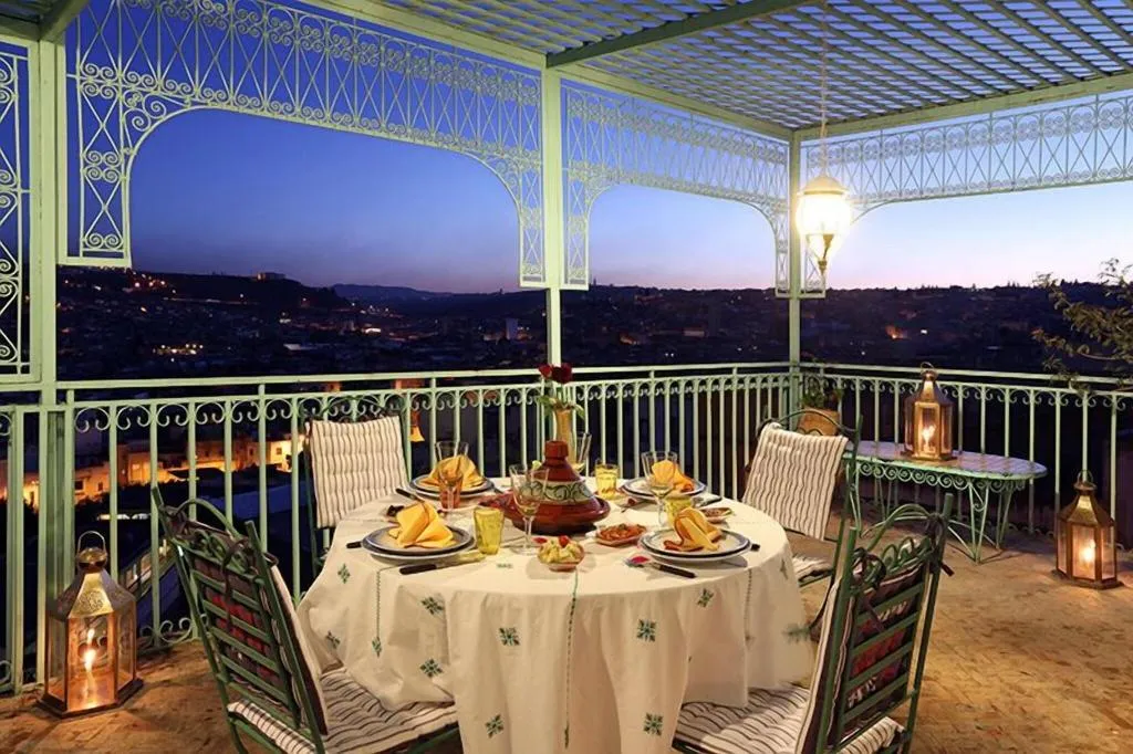 Restaurant, Riad Arabesque, Fez