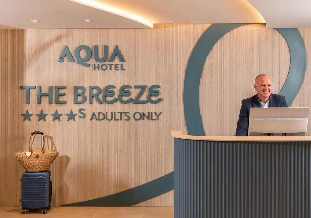 Lobby, AQUA Hotel The Breeze & Spa - Adults Only +18, Costa Brava