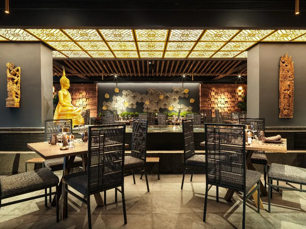 Restaurant, The Tower at St Raphael Resort, Cyprus