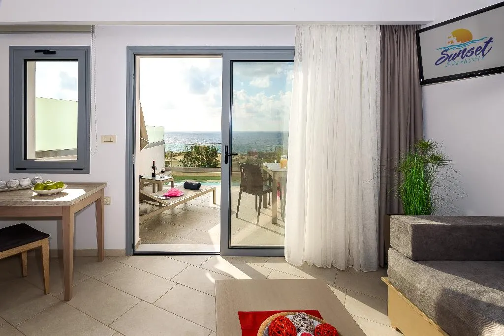 APARTMENT DELUXE SEA VIEW Room, Sunset Elafonisi Apartments, Crete