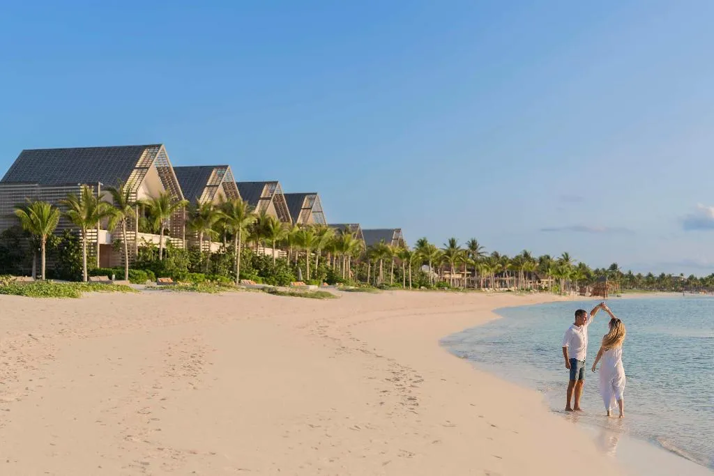Beach, Banyan Tree Mayakoba, Cancun Area
