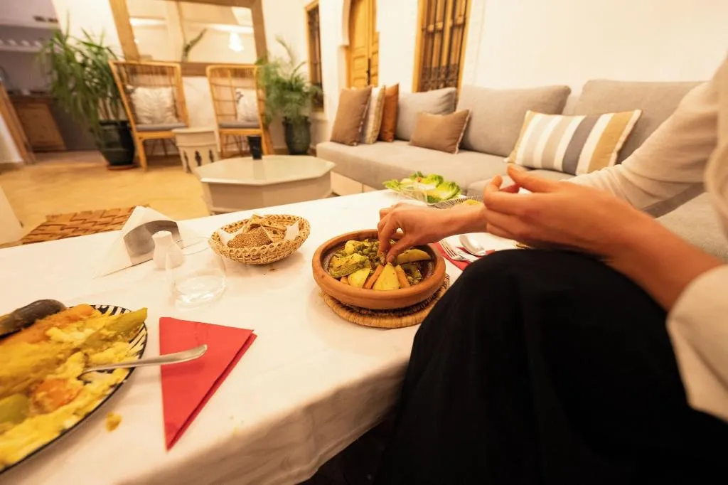 Restaurant, Ryad Selyen, Marrakech