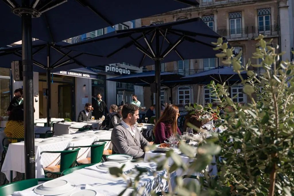 Terrace, Blue Liberdade Hotel, Lisbon