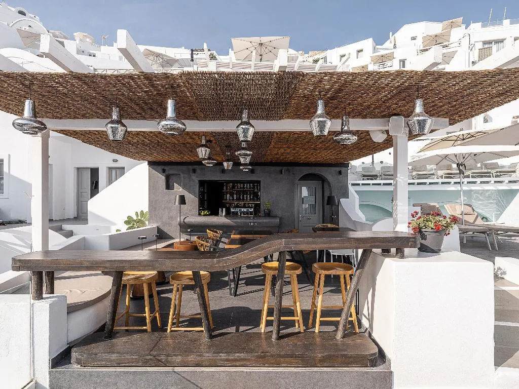 Restaurant, On The Rocks Hotel, Santorini