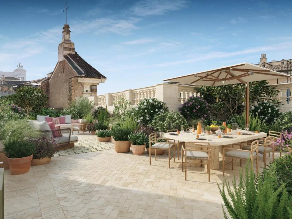 Terrace, Six Senses Rome, Rome
