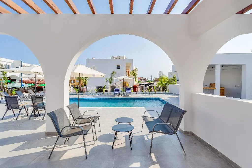 Terrace, Zoi Hotel, Cyprus
