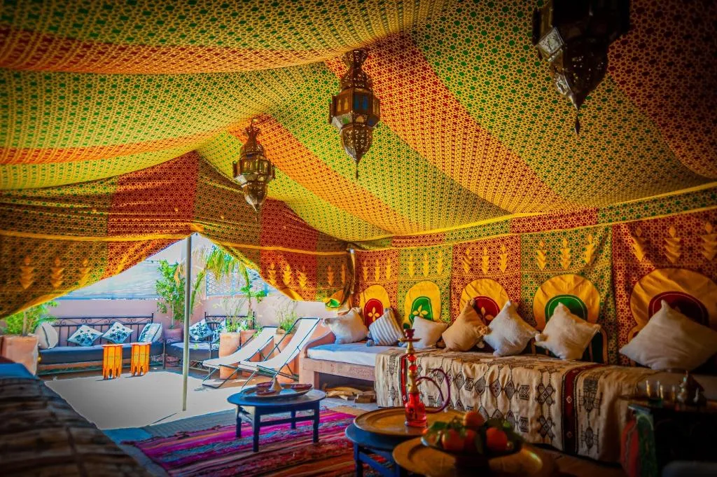 Terrace, Riad Dar Mamouni, Marrakech