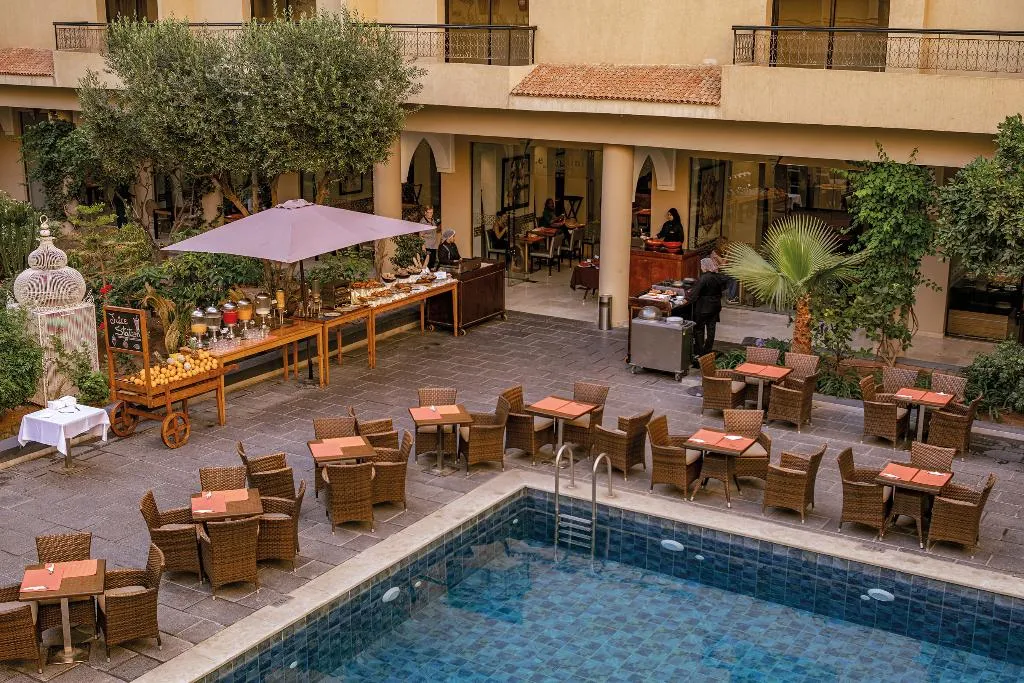 Terrace, Red Hotel, Marrakech