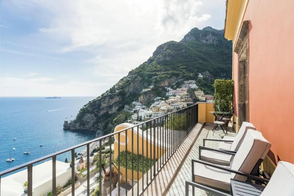 DOUBLE DELUXE SEA VIEW WITH BALCONY Room, Villa Magia, Naples