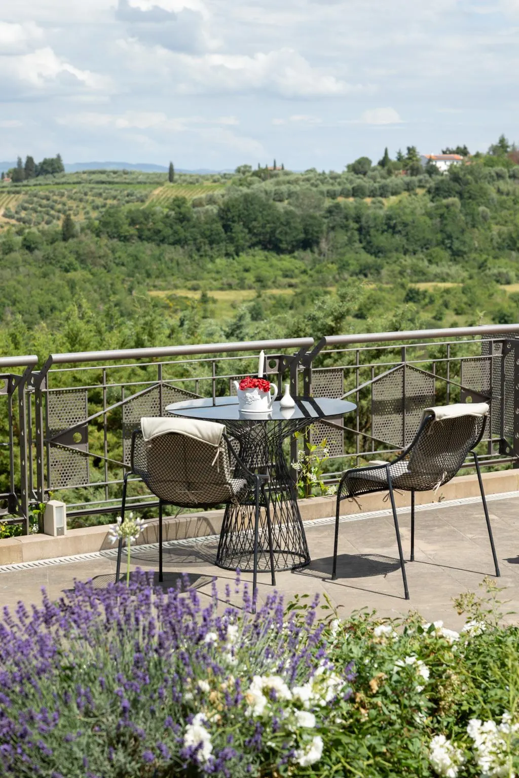 Terrace, Poderi Arcangelo Agriturismo Farmhouse, Florence