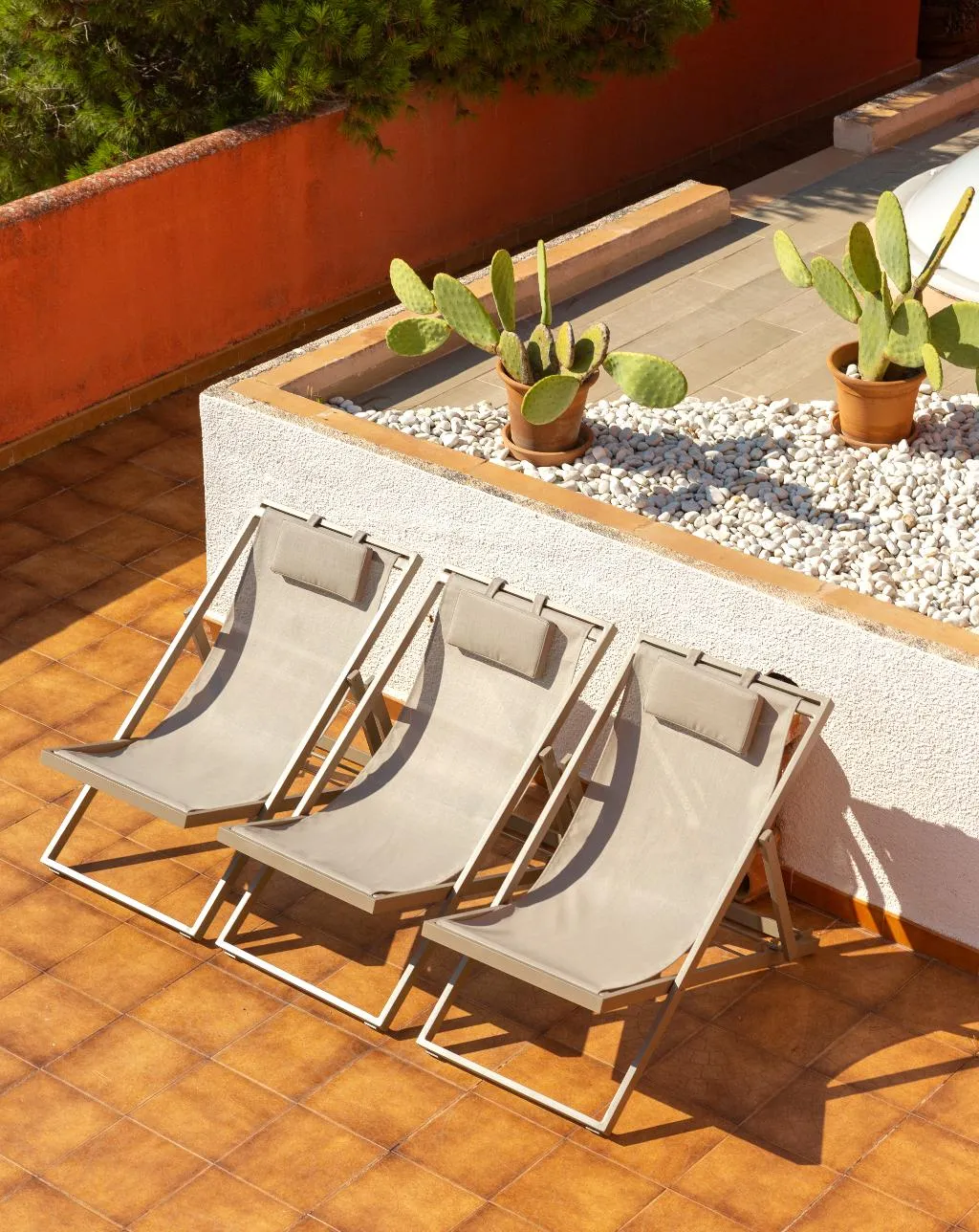 Terrace, Es Baulo Petit Hotel, Majorca