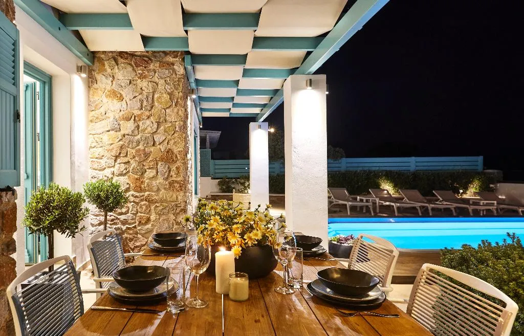 General view, Almyriki Beach Villa, Santorini