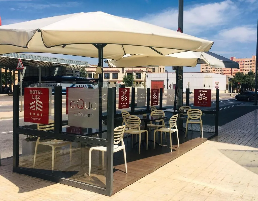 Terrace, Hotel Luz Castello, Valencia