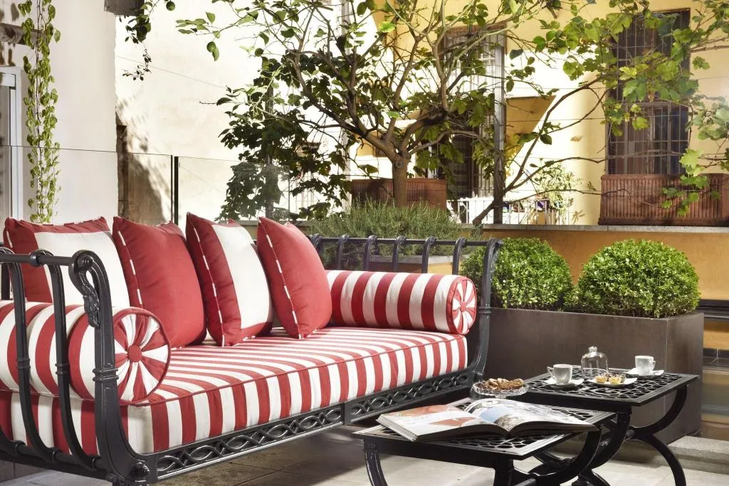 Terrace, Hotel De' Ricci - Small Luxury Hotels of the World, Rome
