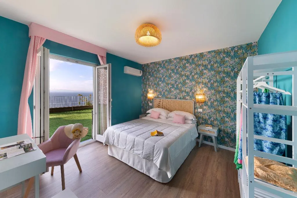 DOUBLE DELUXE SEA VIEW Room, Hotel Villa  Lubrense Sorrento, Naples
