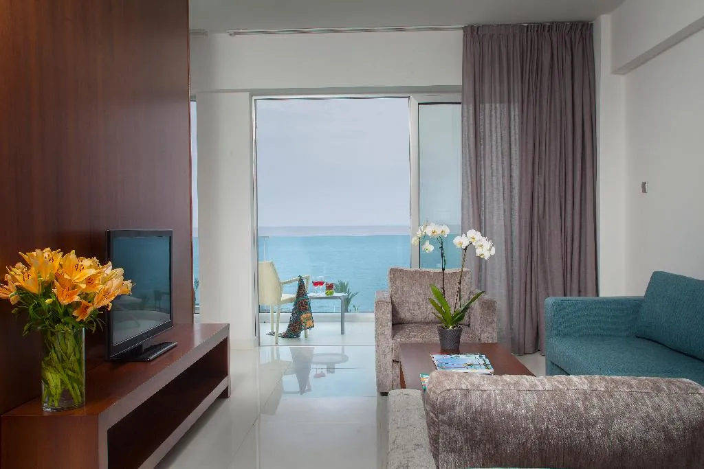 JUNIOR SUITE SEA VIEW Room, King Evelthon Beach Hotel & Resort, Cyprus