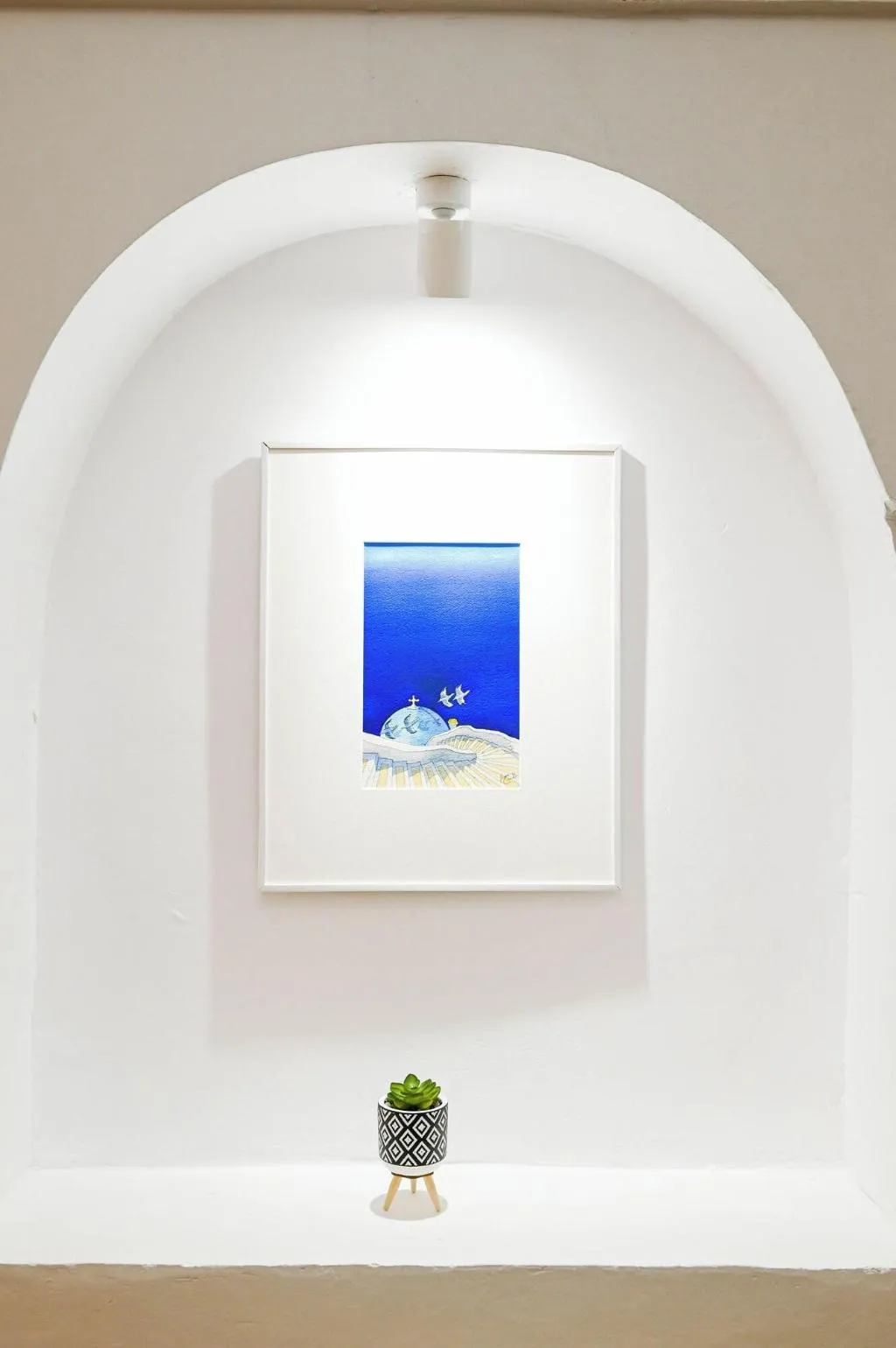 Lobby, Narkissos Hotel, Santorini
