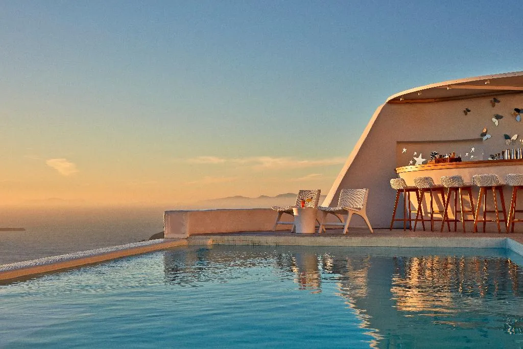 Bar, Astra Suites, Santorini