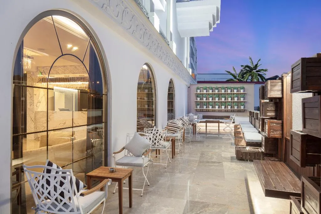 Terrace, Blue Marlin Deluxe Spa Resort, Antalya