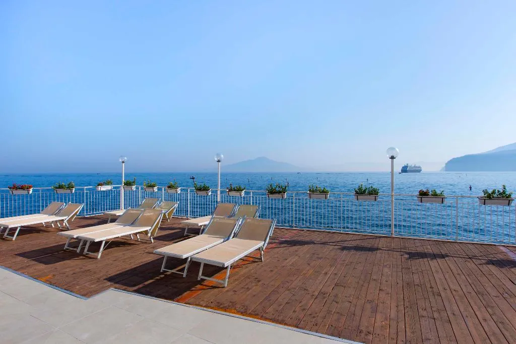 Terrace, Hotel Admiral, Naples