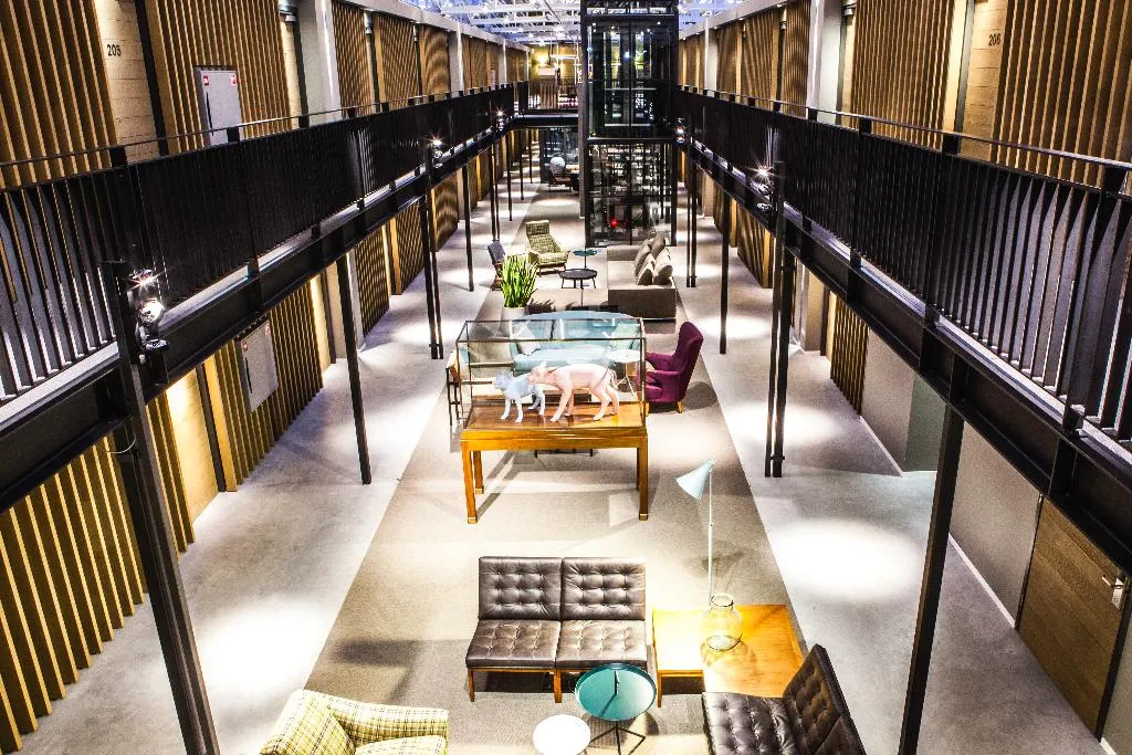 Lobby, Hotel De Hallen, Amsterdam