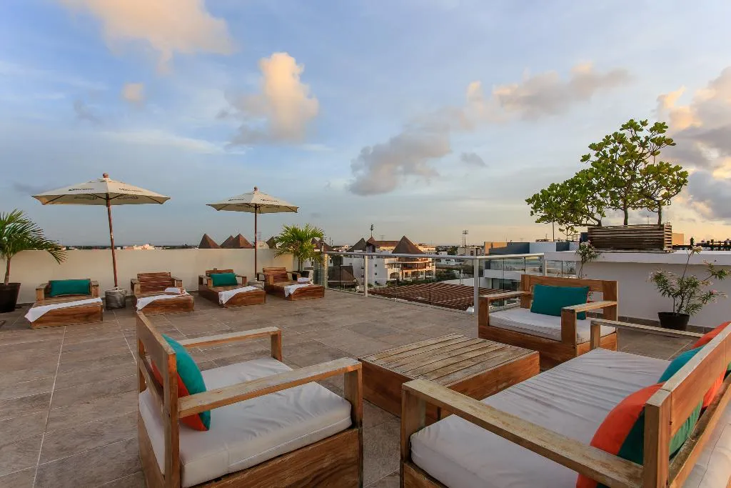 Terrace, Koox Downtown Family Boutique Hotel, Playa Del Carmen