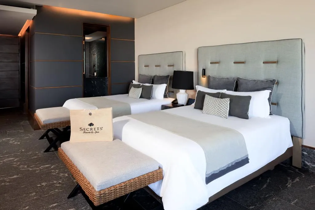 SUITE OCEAN VIEW TWO DOUBLE BEDS Room, Secrets Moxché Playa del Carmen, Playa Del Carmen