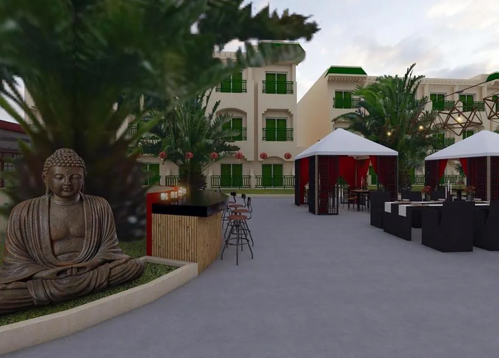 Terrace, Soviva resort, Tunisia