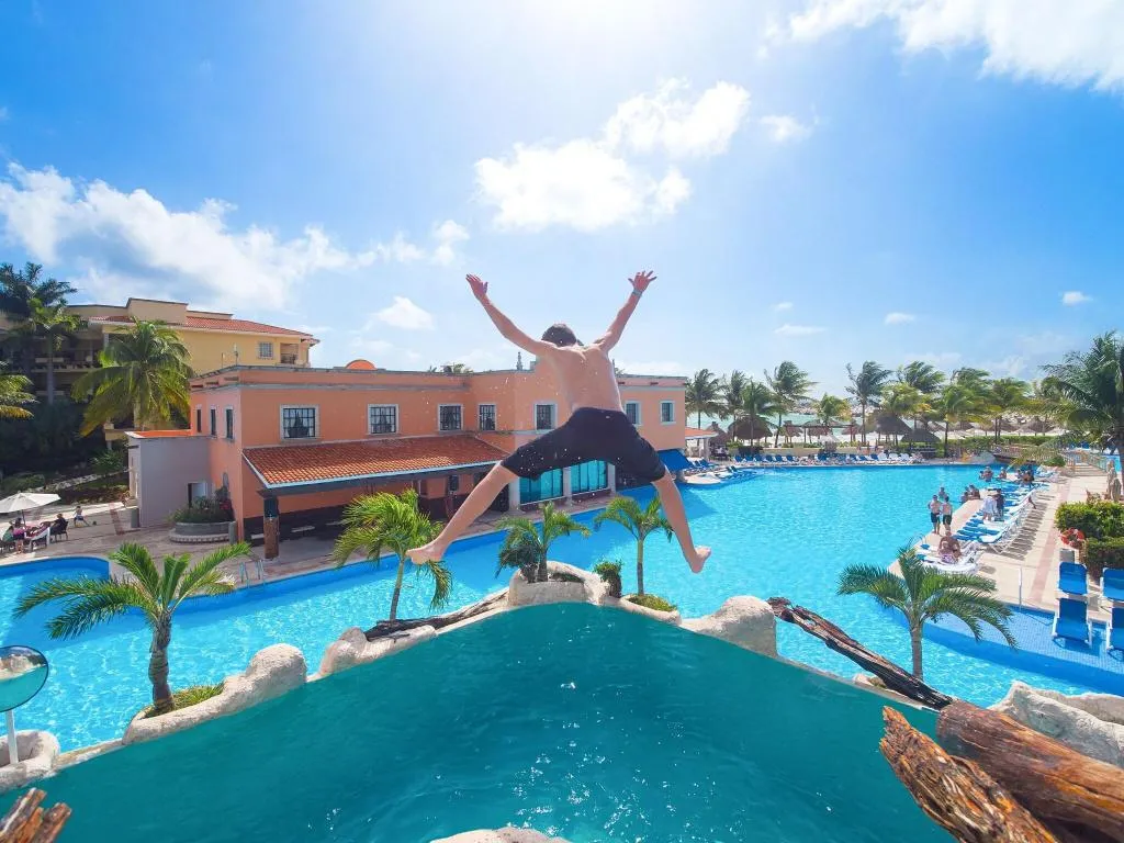 Pool, Hotel Marina El Cid Spa&Beach Resort All Inclusive, Cancun Area