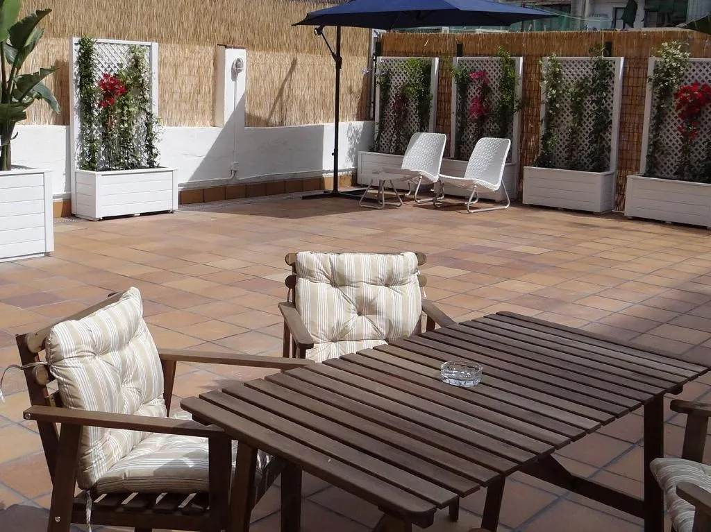 Terrace, Hostal Balkonia, Barcelona
