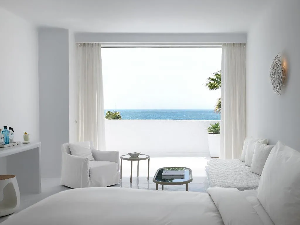 BUNGALOW DELUXE SEA VIEW Room, Mykonos Blu, A Resort to Live, Mykonos