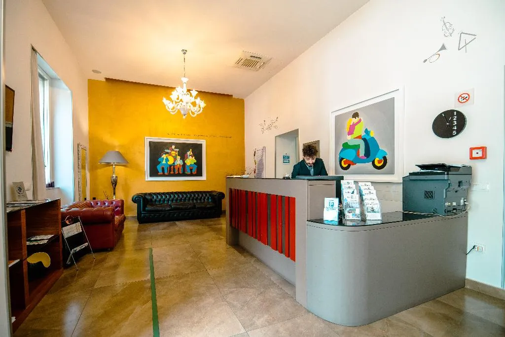 Lobby, Hotel Bruman Salerno, Naples