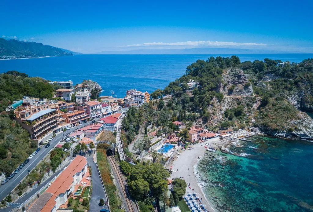 Beach, Panoramic Hotel Taormina, Taormina