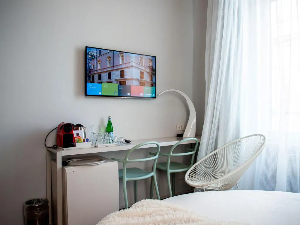 DOUBLE DELUXE KING BED Room, Boutique Centrale Palace, Rome