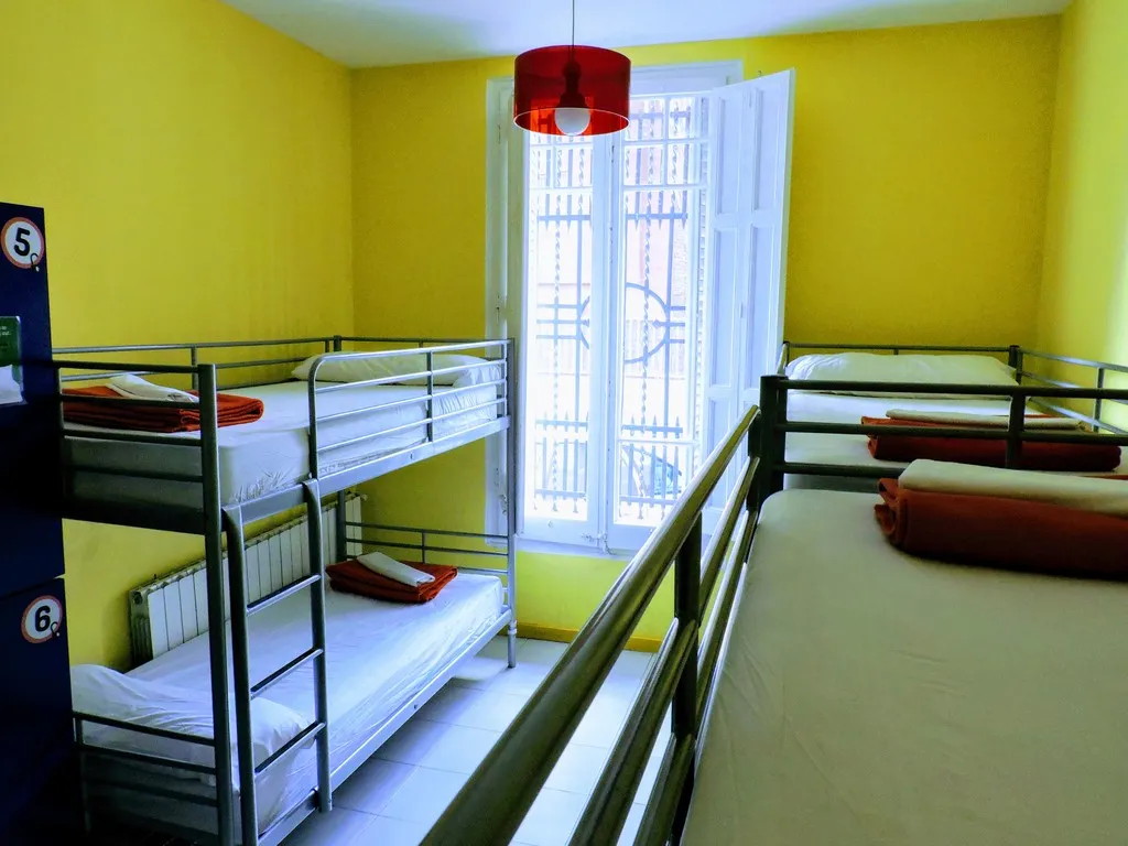 Bed in dormitory CAPACITY 6 WITH SHARED BATHROOM Room, Garden House Hostel Barcelona by Feetup Hostels, Barcelona