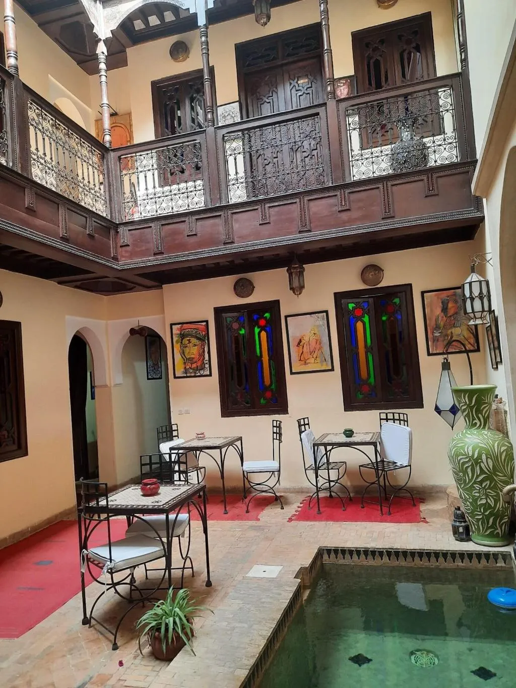 Terrace, Riad Aubrac, Marrakech