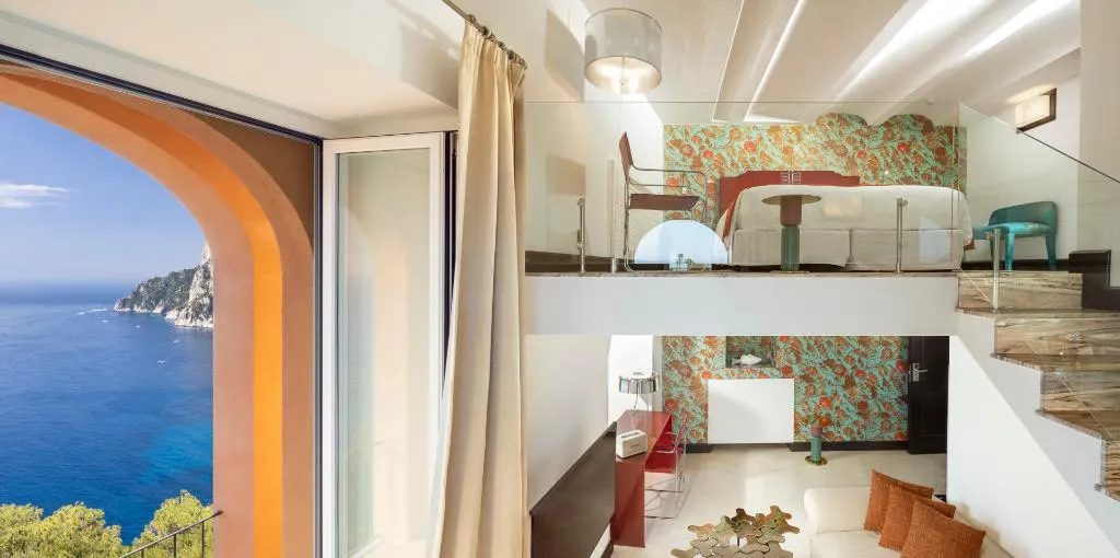 JUNIOR SUITE SEA VIEW Room, Punta Tragara, Naples